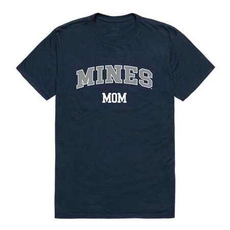 W Republic W Republic 549-422-NVY-05 Colorado School of Mines College Mom T-Shirt; Navy - 2XL 549-422-NVY-05